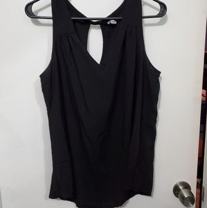 Black V-Neck Tank